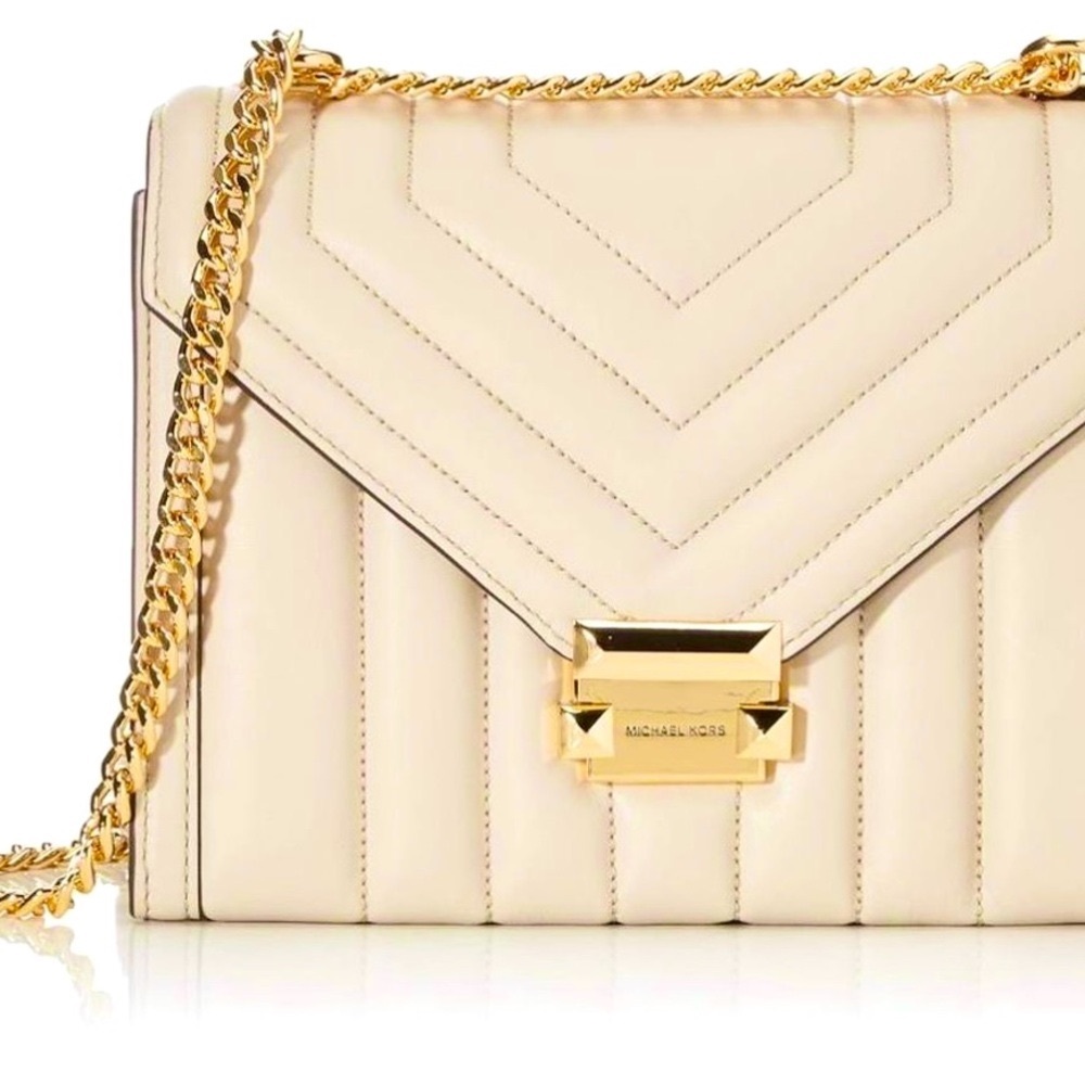 MICHAEL KORS - Whitney Small Quilted Leather Convertible Shoulder Bag Leather